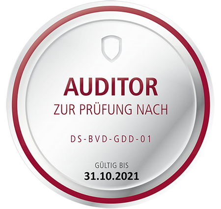 Zertifizierter Datenschutzauditor (DSZ) zur Durchführung von Audits nach Datenschutzstandard